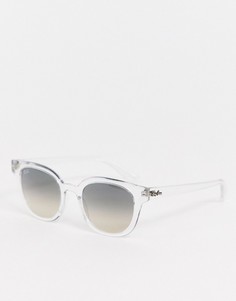 Круглые солнцезащитные очки в прозрачной оправе Ray-Ban 0RB4324-Очистить