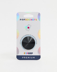 Черная алюминиевая подставка для телефона Popsockets-Черный