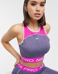 Розовая майка Nike Training Pro-Розовый