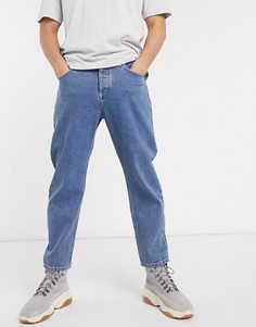 Зауженные джинсы из денима плотностью 14 унц ASOS WHITE-Синий