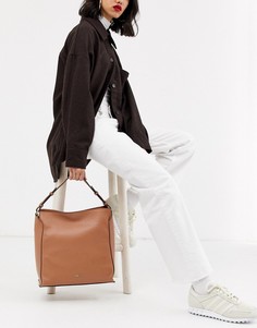 Светло-коричневая сумка на плечо Calvin Klein-Светло-коричневый