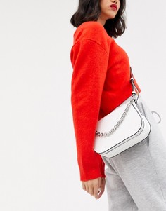 Белая сумка на плечо Calvin Klein-Белый