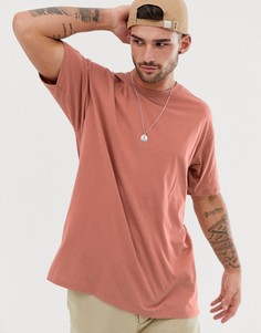 Свободная футболка терракотового цвета River Island-Светло-коричневый