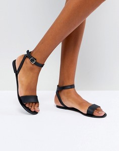 Сандалии из гибкого пластика ASOS FELINA-Черный