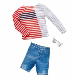 Одежда для кукол Barbie Наряд для Кена Stripe Shirt FXJ35