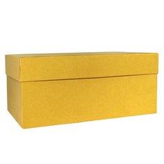 Коробка подарочная Made in Respublica 16 х 6 х 5,5 см, желтая