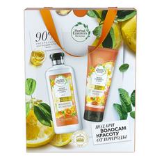 Подарочный набор Herbal Essences Шампунь 400мл+Бальзам Белый грейпфрут и мята 180мл