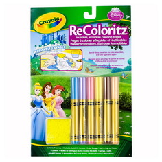 Многоразовая раскраска CRAYOLA Recoloritz "Принцессы"