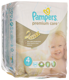 Подгузники Pampers Premium Care Maxi 4 (7-14 кг), 24 шт.