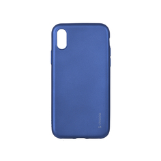Чехол Deppa Case Silk для Apple iPhone X/XS Metallic Blue