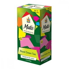 Чай Matis "Королевский", зелёный, 25 пакетиков