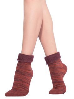 Носки женские Hobby Line коричневые 36-40