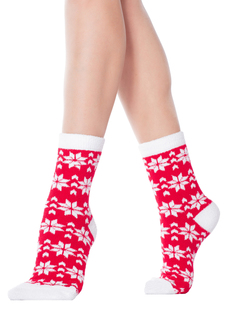 Носки женские Hobby Line красные 36-40