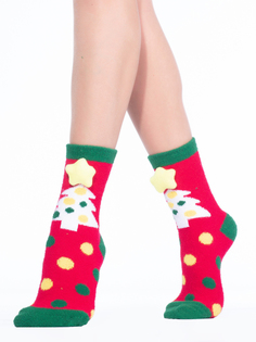 Носки женские Hobby Line красные 36-40