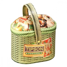 Чай Tipson "Лукошко - Фестивал", зеленый с добавками, 80 гр