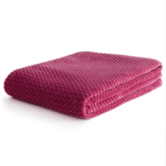 Плед-покрывало 150х200 бордовый, UNDER the BLANKET, PP150200R