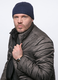 Шапка мужская Elfrio RMH8612/6 синяя 57-59