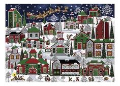 Пазл ravensburger "рождественский город" 1000 элем.