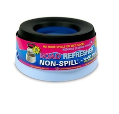 Миска для животных Prestige Road Refresher, непроливайка, голубая, 0,6 л