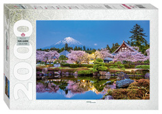 Пазл Step Puzzle Япония весной. Сидзуока, 2000 элементов
