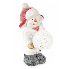 Фигурка новогодняя Monte Christmas снеговик, 7x9x14 см