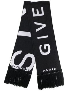 Givenchy жаккардовый шарф с логотипом