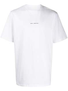 OAMC футболка с принтом на спине