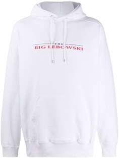 Sacai slogan print hoodie