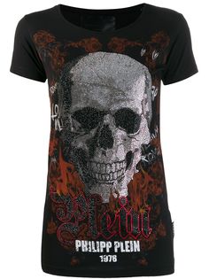 Philipp Plein футболка с логотипом Skull