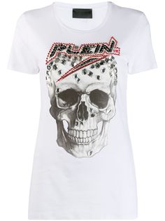Philipp Plein футболка с принтом Skull
