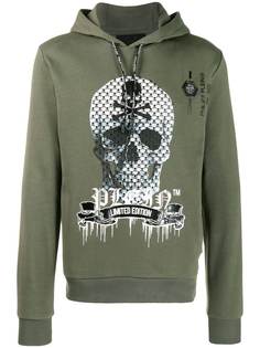 Philipp Plein худи с декором Skull и логотипом