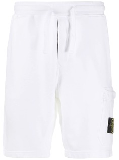 Stone Island шорты из джерси с логотипом