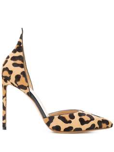 Francesco Russo туфли-лодочки с леопардовым узором