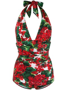 Dolce & Gabbana купальник с принтом Portofino
