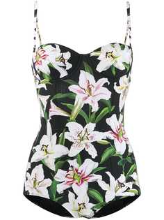Dolce & Gabbana купальник с принтом