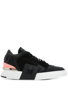 Philipp Plein кроссовки в стиле колор-блок с логотипом