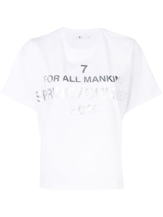 7 For All Mankind классическая футболка с логотипом