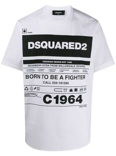 Dsquared2 футболка с текстовым принтом