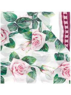 Dolce & Gabbana шарф с цветочным принтом
