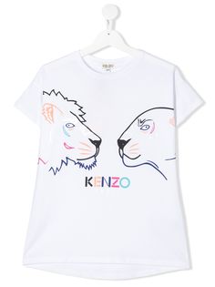 Kenzo Kids футболка с логотипом