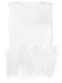 16Arlington топ с перьями