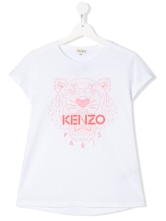Kenzo Kids футболка с принтом