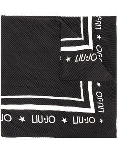 LIU JO плиссированный платок с логотипом