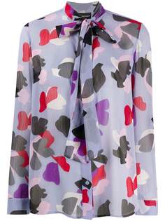 Emporio Armani abstract print blouse