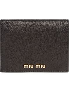 Miu Miu кошелек с бляшкой с логотипом