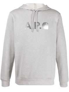 A.P.C. x Carhartt logo hoodie