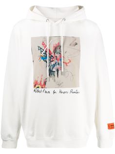 Heron Preston x Robert Nava printed hoodie