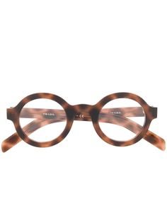 Prada Eyewear очки в оправе черепаховой расцветки