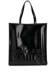 Versace Jeans Couture лакированная сумка-тоут