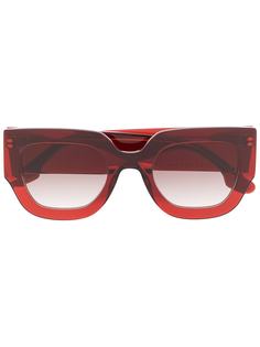 Victoria Beckham солнцезащитные очки в квадратной оправе